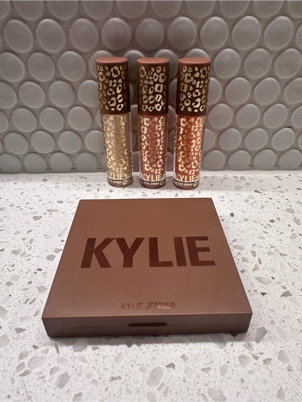 NWOT Kylie Cosmetics Wild Thing Leopard Gloss & Pressed Highlighter